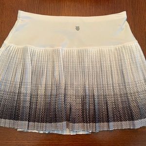 EUC Lucky In Love / K Swiss tennis skirt. Size SM. Black & white pleated.